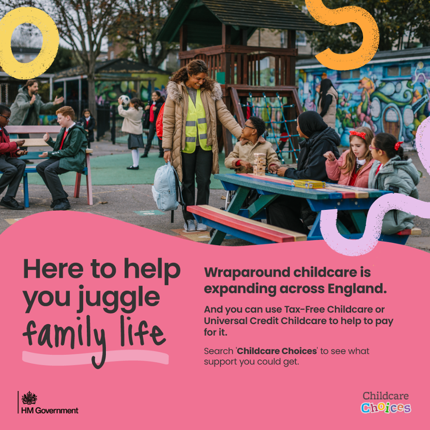 Childcare Choices Wraparound Funding